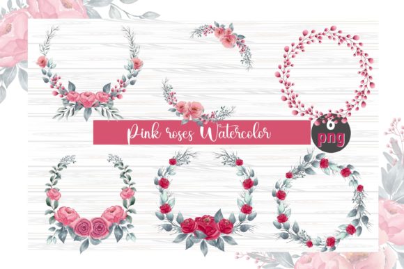 Elegant Bouquet of Watercolor Flowers Illustrations
