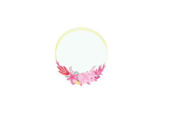 Watercolor Floral Background Illustrations